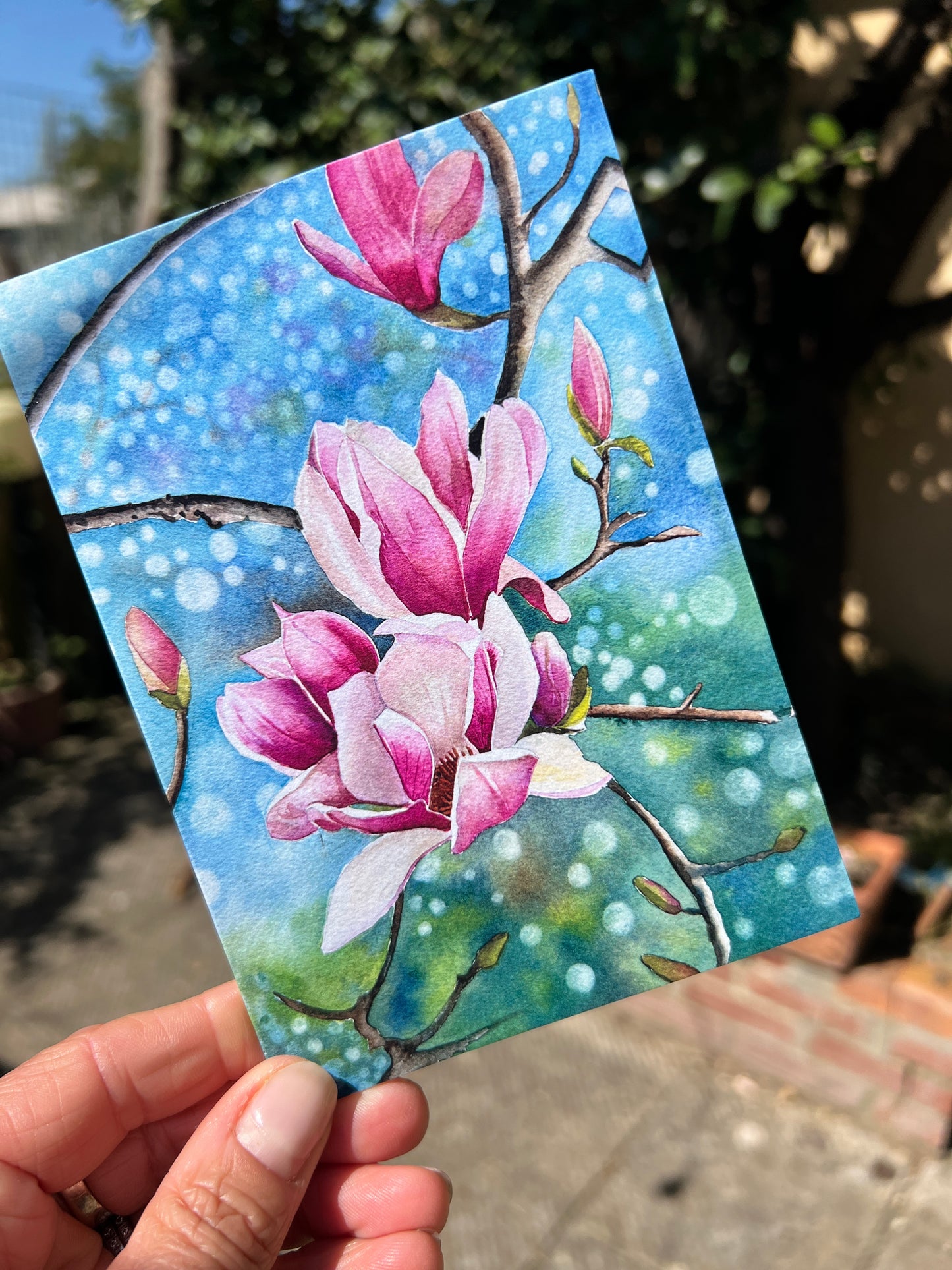 Floral Watercolour Cards - SET A