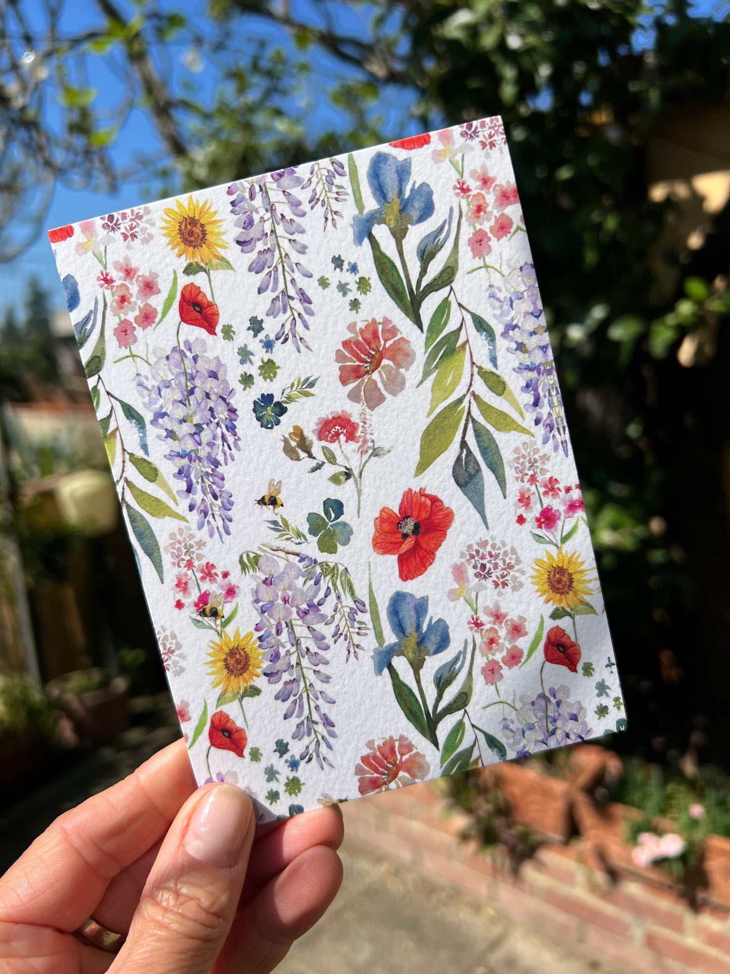 Floral Watercolour Cards - SET A