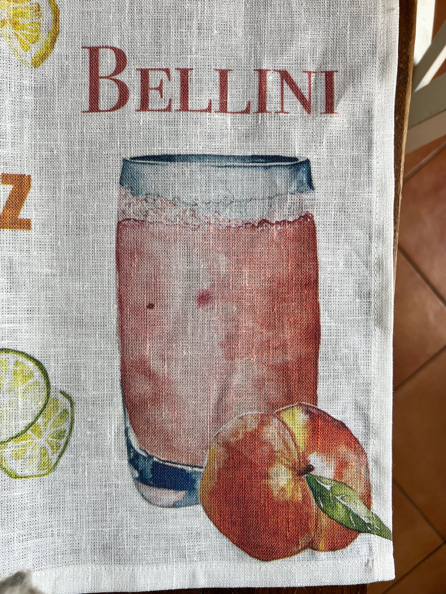 Italian Cocktails - 100% Linen