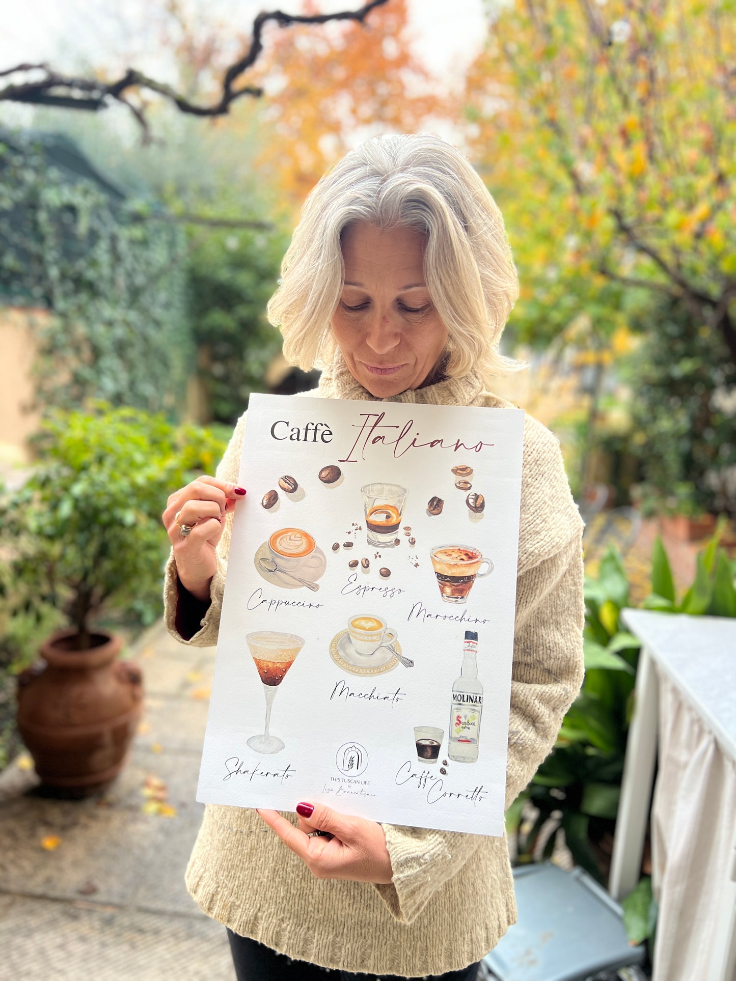 A3 ITALIAN COFFEE PRINT