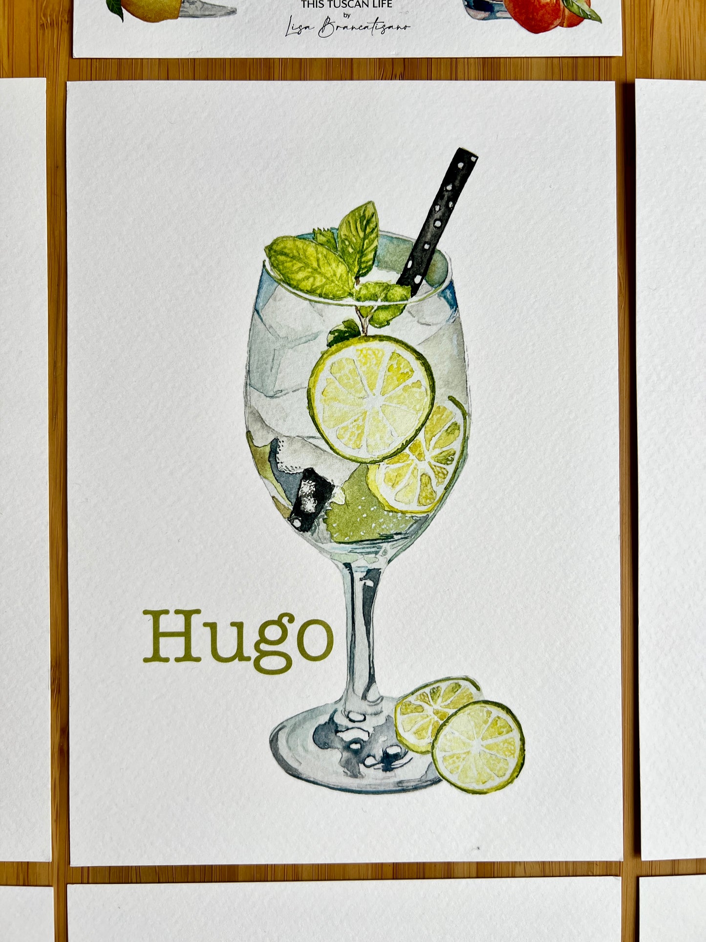 A5 Cocktail Prints - Set of 6