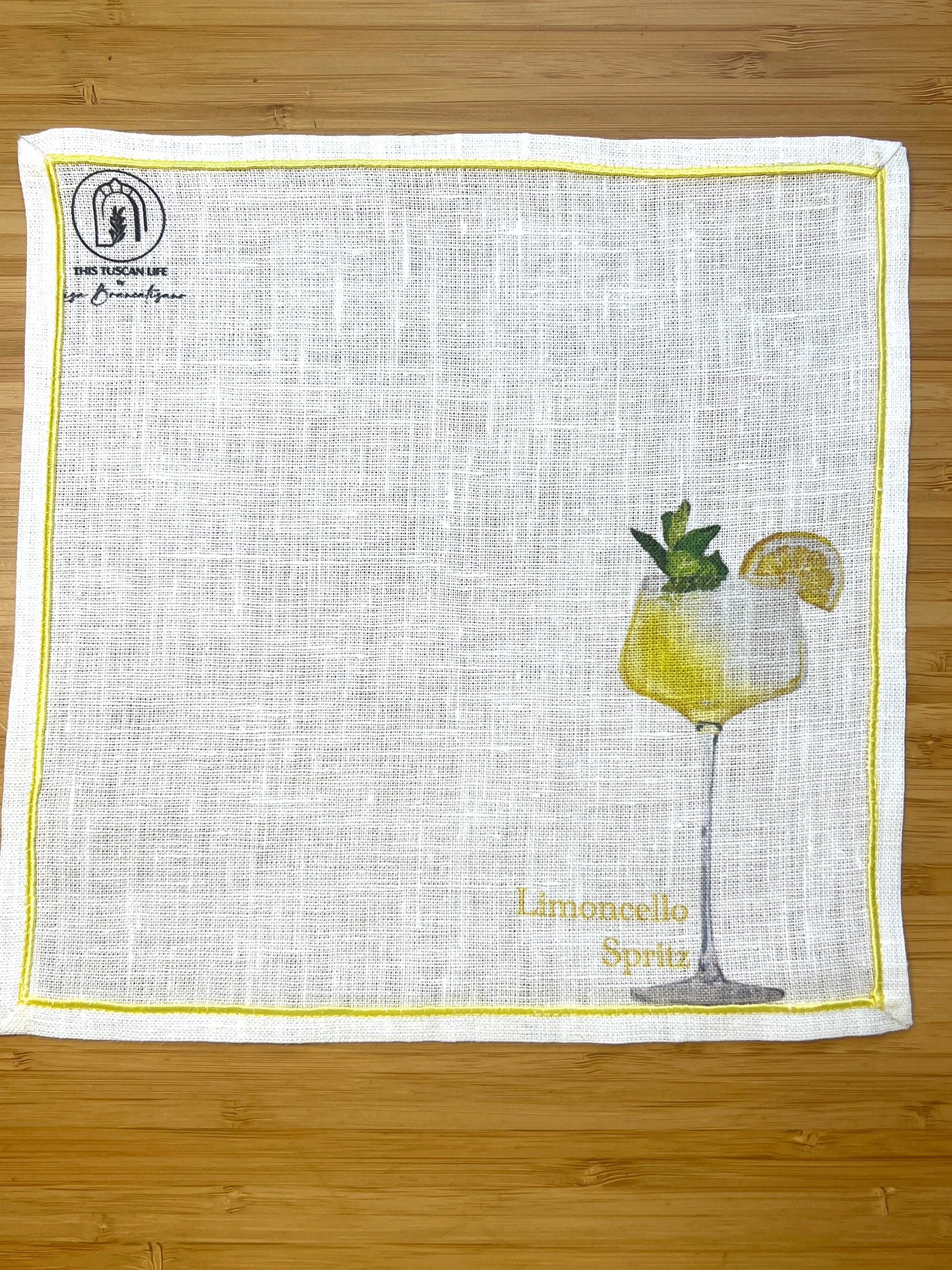 Italian Cocktail Napkins - 100% Linen