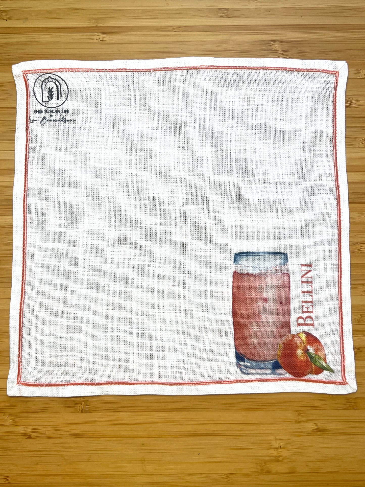 Italian Cocktail Napkins - 100% Linen