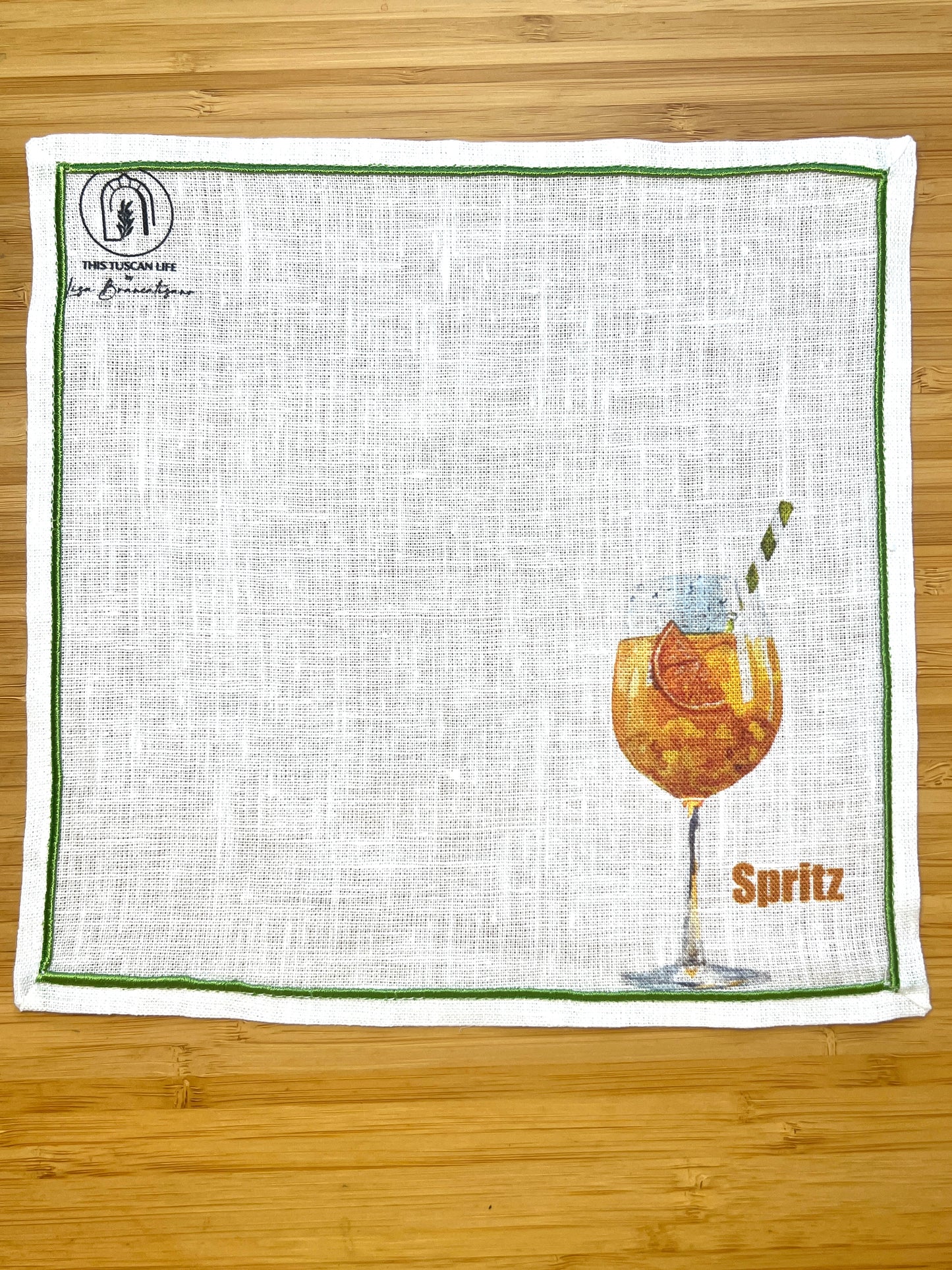 Italian Cocktail Napkins - 100% Linen