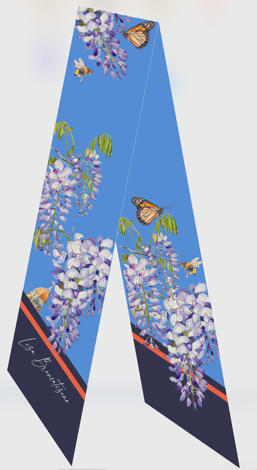 Wisteria Silk Bandeau