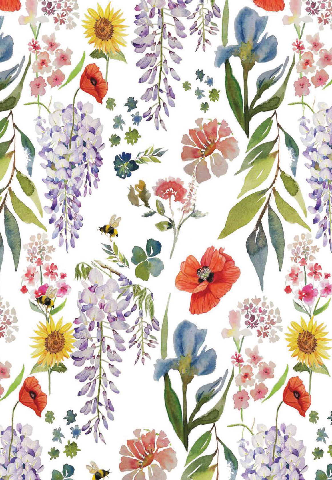 Floral Watercolour Cards - SET A