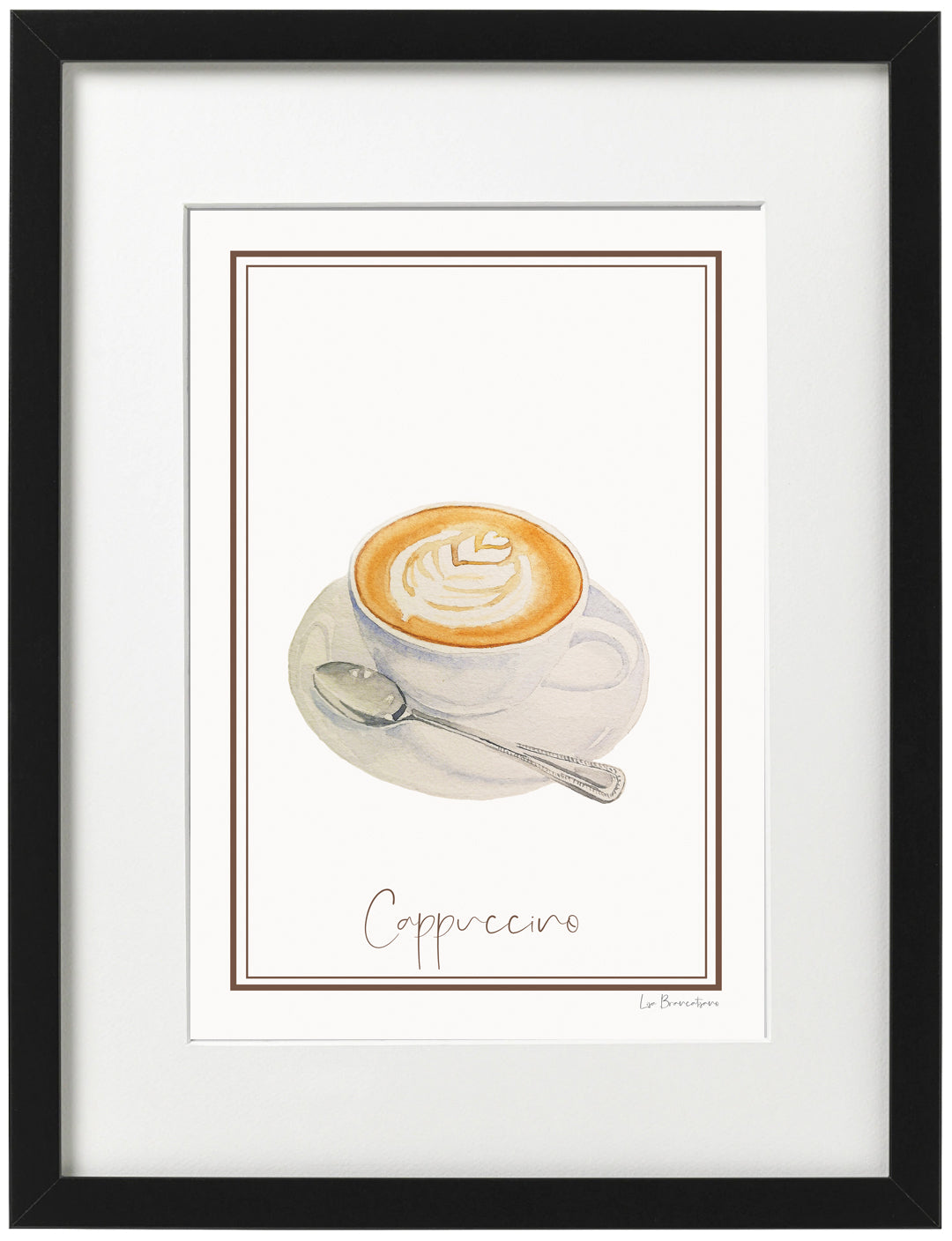 A5 Coffee Watercolour Prints