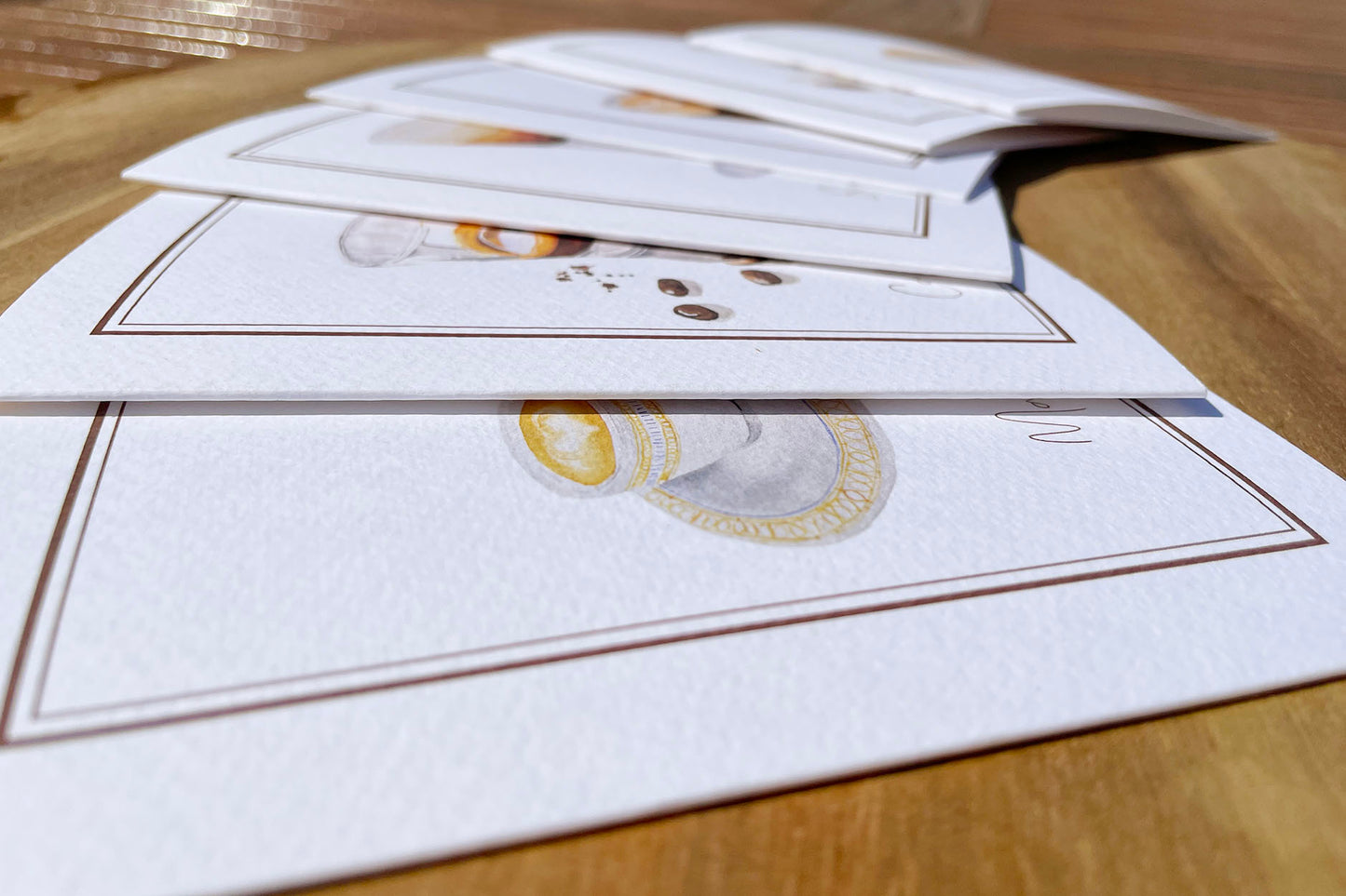 Coffee Watercolour Cards