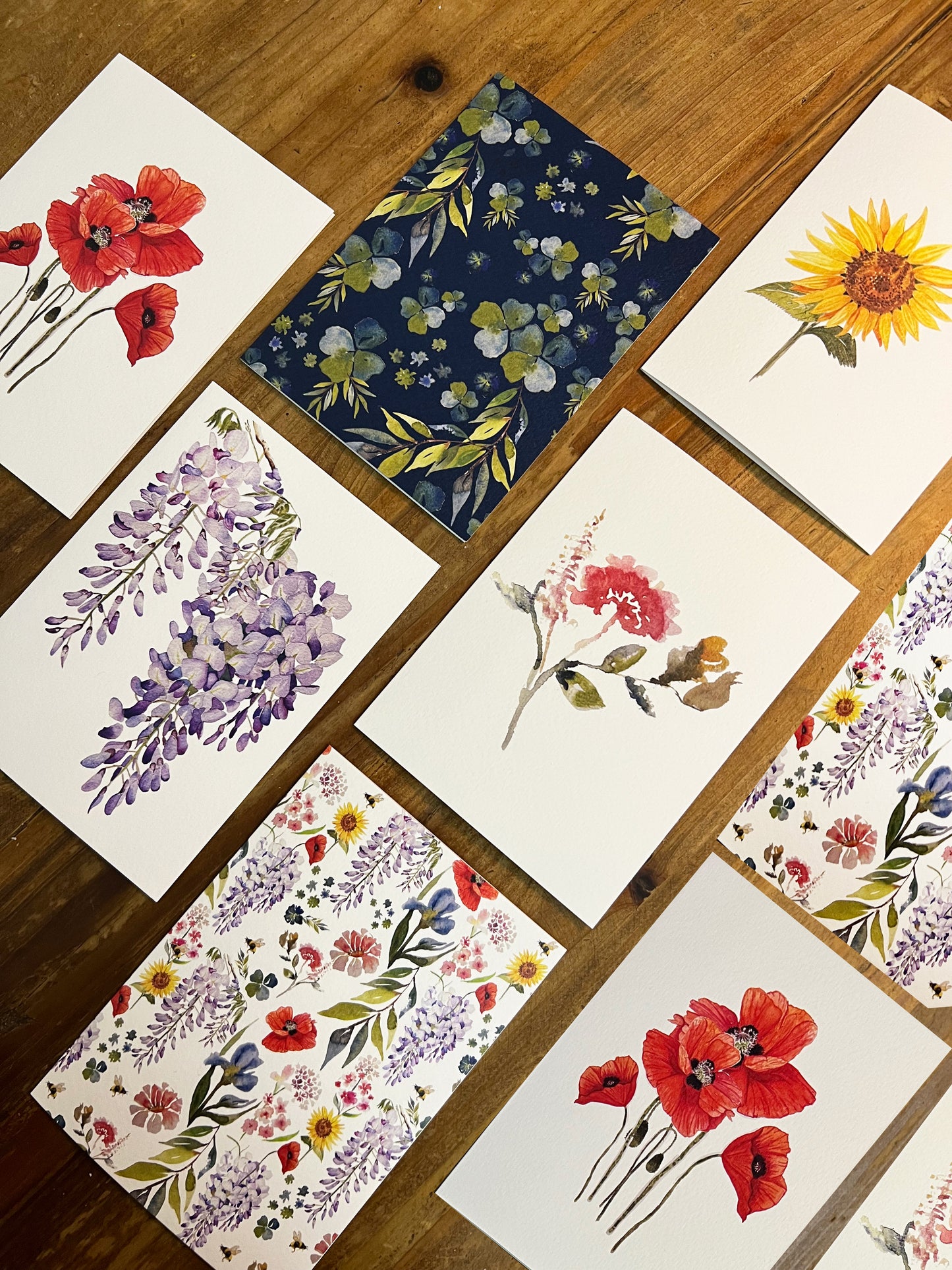 Floral Watercolour Cards-2022-23