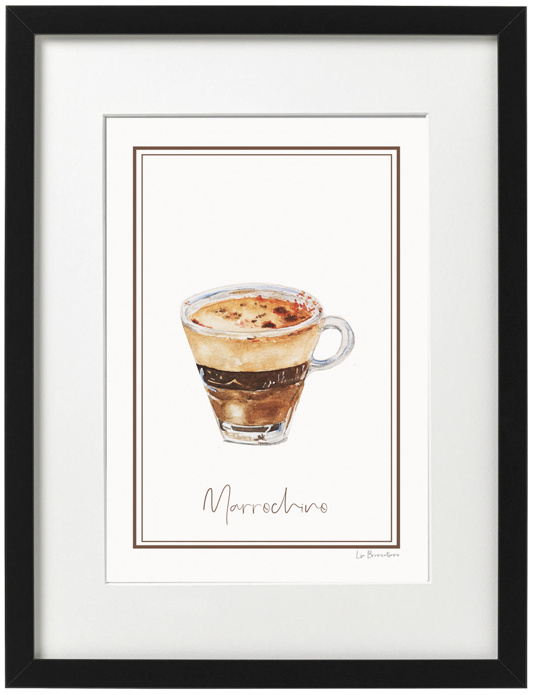 A5 Coffee Watercolour Prints