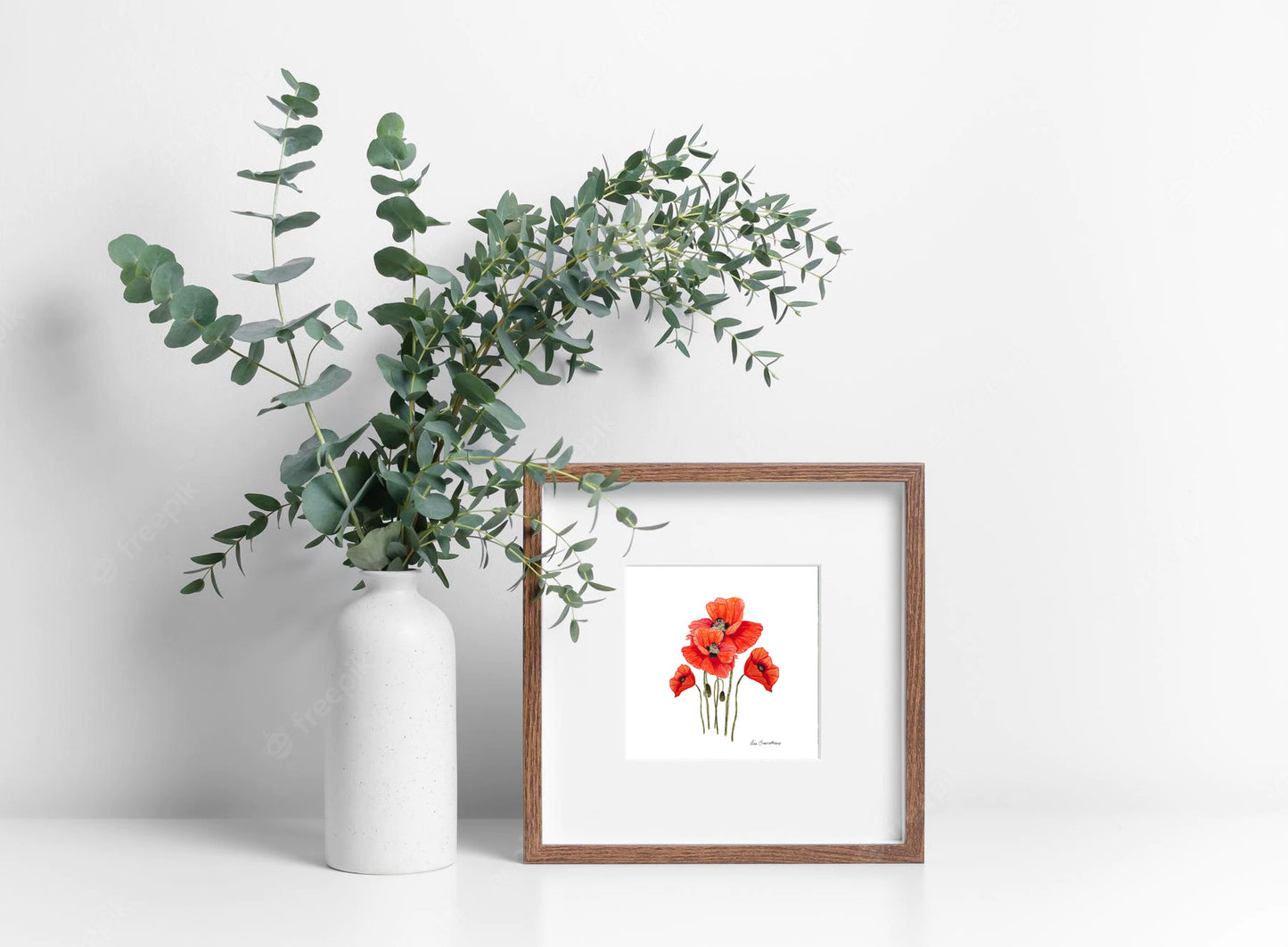 Large Poppy Print