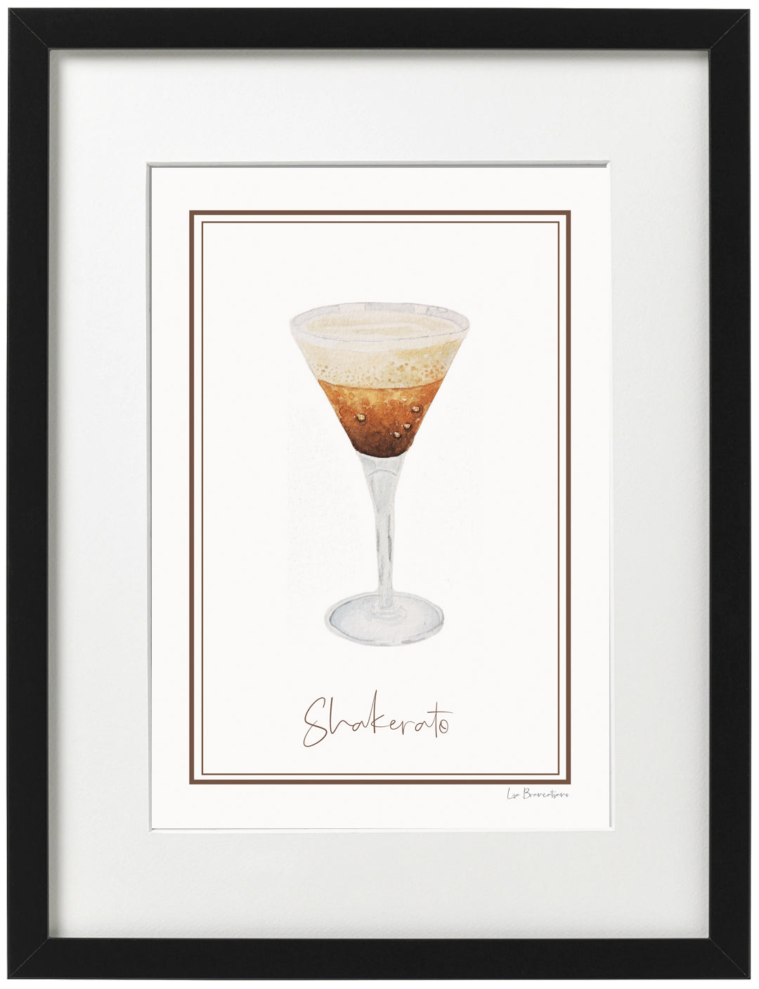 A5 Coffee Watercolour Prints