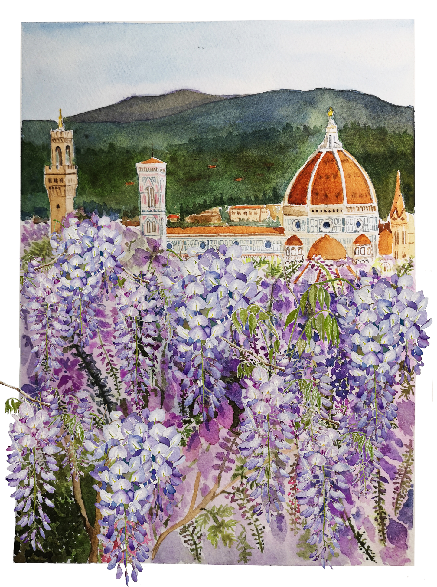 Spring View from Bardini Gardens