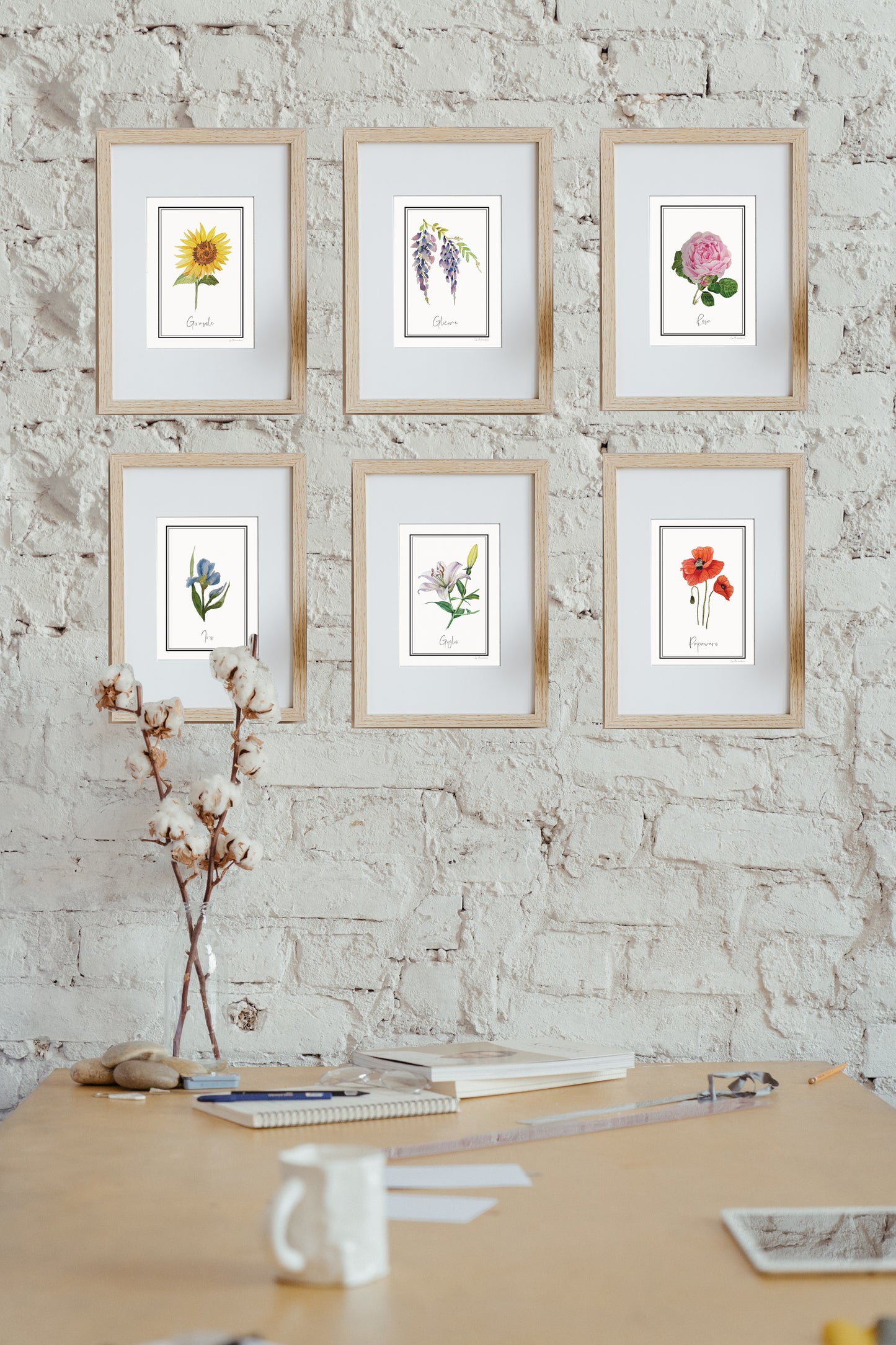A5 Floral Watercolour Prints