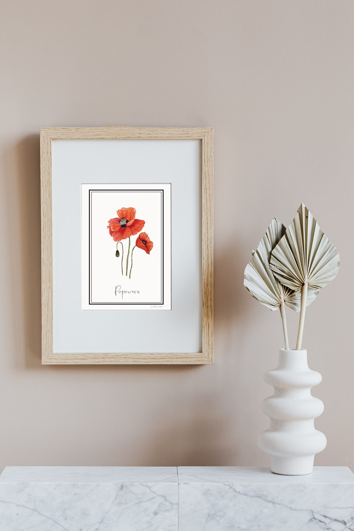 A5 Floral Watercolour Prints