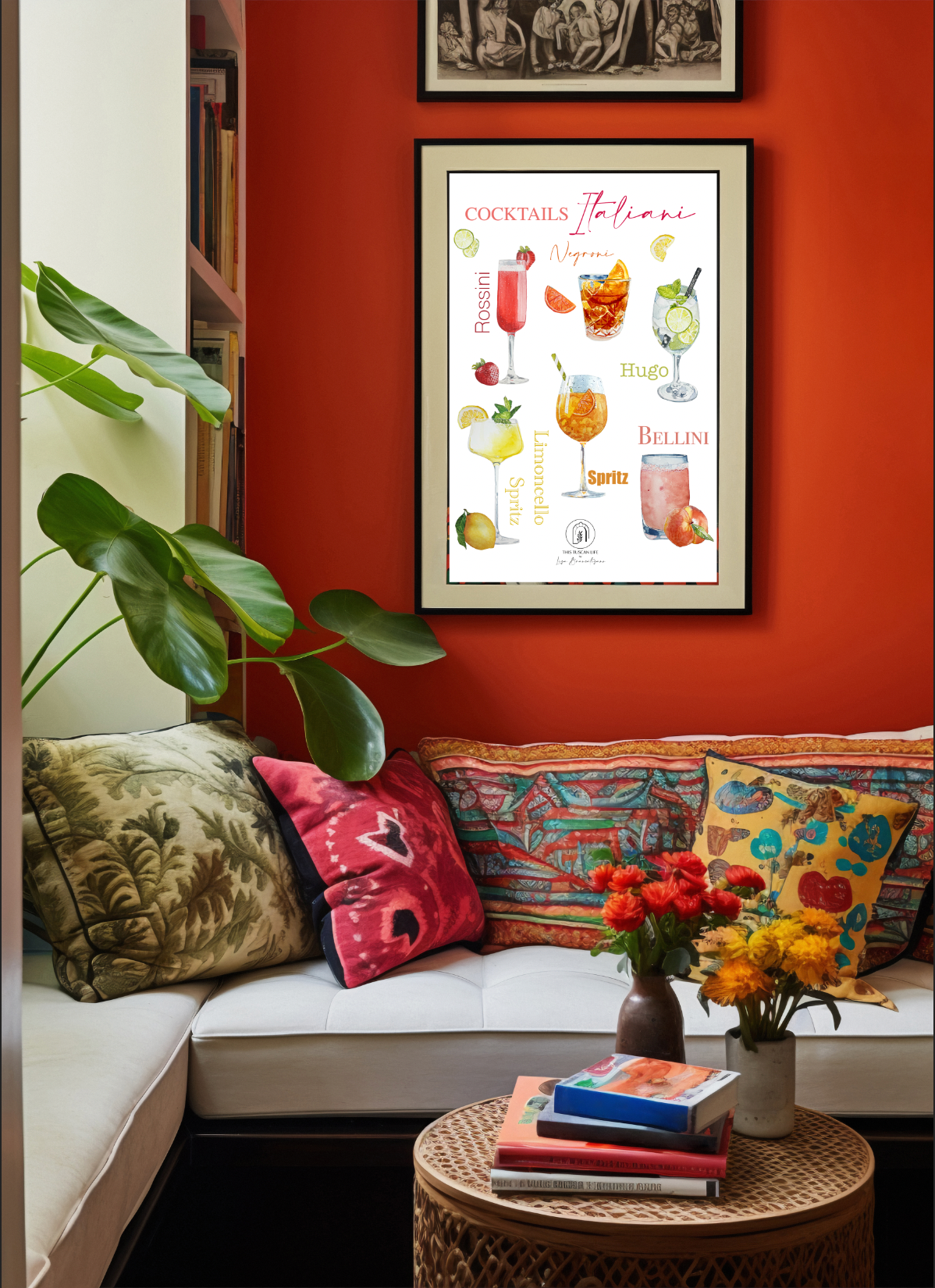 A3 ITALIAN COCKTAILS PRINT