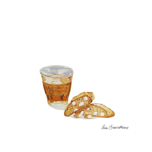 Cantuccini & Vin Santo Print