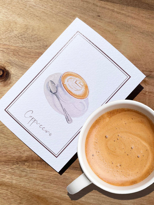 Coffee Watercolour Cards